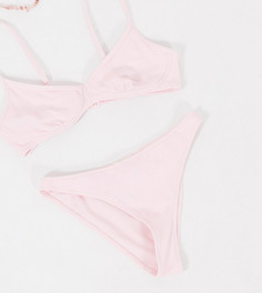 Бледно-розовые трусы бикини Miss Selfridge-Розовый