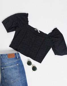 Черная блузка Brave Soul-Черный