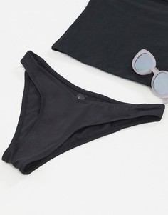 Черные плавки бикини с V-образным вырезом New Look-Черный