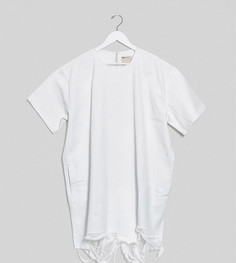 Джинсовое платье-рубашка мини ASOS DESIGN Curve-Белый