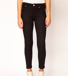 Черные джинсы скинни River Island Molly-Черный