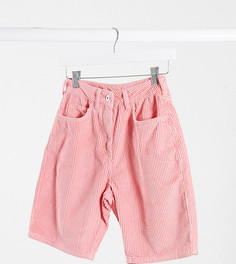 Розовые вельветовые шорты в винтажном стиле COLLUSION-Розовый