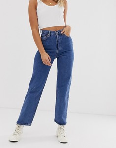 Джинсы прямого кроя с завышенной талией Levis Ribcage-Синий Levis®