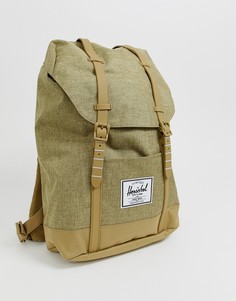 Рюкзак песочного цвета со штрихованным дизайном Herschel Supply Co Retreat, 19,5 л-Рыжий