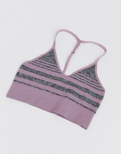 Фиолетовый бесшовный бюстгальтер HIIT