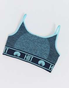 Бесшовный бюстгальтер HIIT-Зеленый