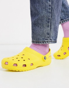 Желтая классическая обувь Crocs-Желтый