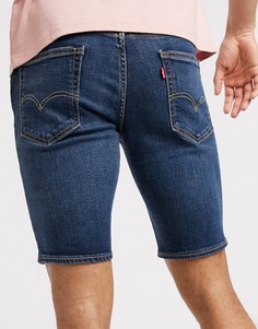 Темные узкие джинсовые шорты Levis 511-Синий Levis®