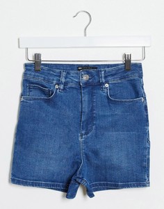 Синие джинсовые шорты ASOS DESIGN-Синий