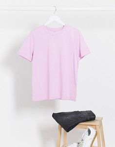 Лавандовая футболка с круглым вырезом Pieces-Фиолетовый