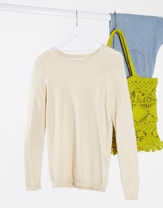 Кремовый джемпер с круглым вырезом Vero Moda