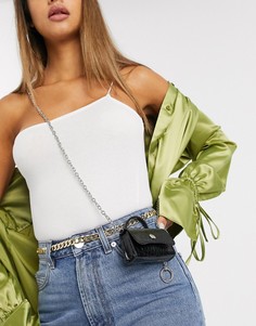 Черная мини-сумка ASOS DESIGN-Черный