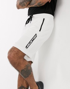 Белые спортивные шорты с логотипом Hollister-Белый