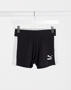 Черные короткие шорты Puma classics-Черный