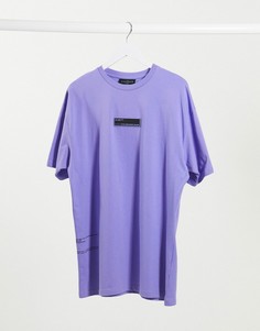 Футболка с резиновой нашивкой The Couture Club-Фиолетовый