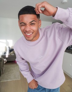 Лавандовый oversized-джемпер Topman Signature-Фиолетовый