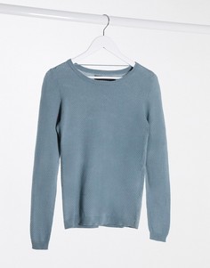 Серый джемпер с круглым вырезом Vero Moda