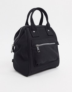 Черный рюкзак с ручкой ASOS DESIGN