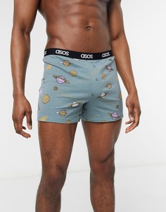 Трикотажные боксеры с принтом ASOS DESIGN-Мульти