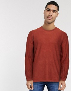 Легкий трикотажный джемпер с круглым вырезом Jack & Jones-Красный
