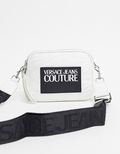 Белая сумка через плечо Versace Jeans Couture-Белый