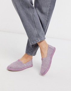 Эспадрильи из шамбре лавандового цвета TOMS-Фиолетовый