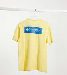 Желтая футболка с принтом на спине Columbia эксклюзивно на ASOS-Мульти