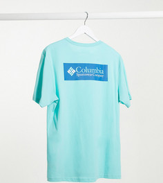 Голубая футболка с принтом на спине Columbia North Cascades эксклюзивно на ASOS-Синий