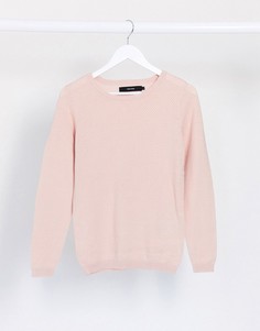 Розовый джемпер с круглым вырезом Vero Moda