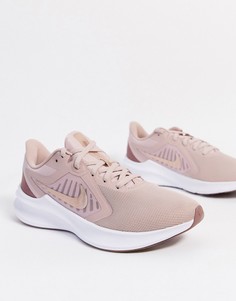 Розовые кроссовки Nike Running Downshifter-Розовый