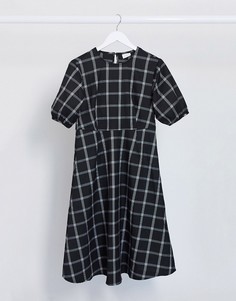 Свободное платье в клетку Vila-Мульти