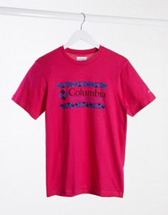Розовая футболка с принтом Columbia Rapid Ridge-Розовый