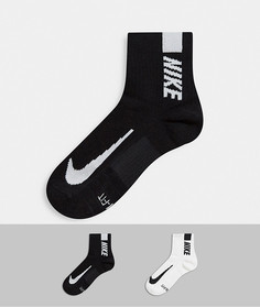 Комплект из 2 пар носков с логотипом Nike Running-Мульти