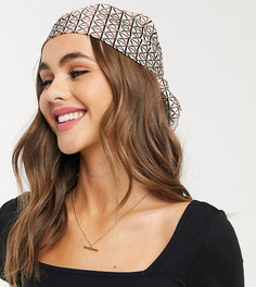 Платок с принтом My Accessories London-Черный