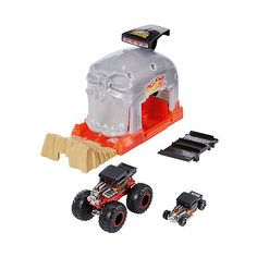Игровой набор Hot Wheels Monster Trucks Пусковой гараж Бон Шейкер Mattel