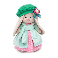 Одежда для мягкой игрушки Budi Basa Розовое платье с бирюзовым пальто и берет, 32 см