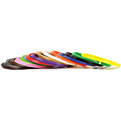 Комплект пластика Unid ABS для 3Д ручек, 15 цветов в органайзере