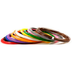 Комплект пластика Unid ABS для 3Д ручек, 12 цветов в органайзере