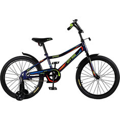 Детский велосипед City-Ride Spark , рама сталь , диск 20 сталь , цвет Синий