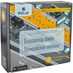 Конструктор Pinlab "Безопасная бомба. Полицейская мигалка"