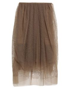 Юбка длиной 3/4 Brunello Cucinelli