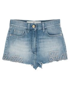 Джинсовые шорты Elisabetta Franchi Jeans