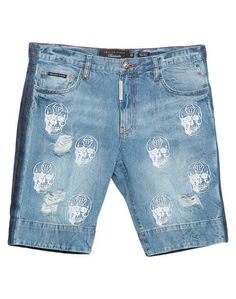 Джинсовые бермуды Philipp Plein