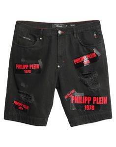 Джинсовые бермуды Philipp Plein
