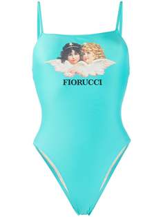 Fiorucci купальник Angels с графичным принтом