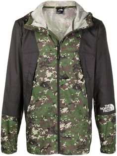 The North Face непромокаемая куртка с камуфляжным принтом