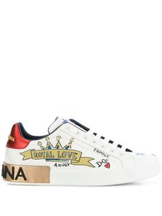 Dolce & Gabbana кроссовки с принтом