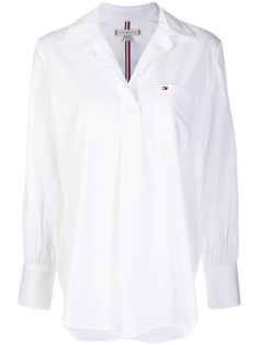 Tommy Hilfiger рубашка Girlfriend с контрастными полосками на спине