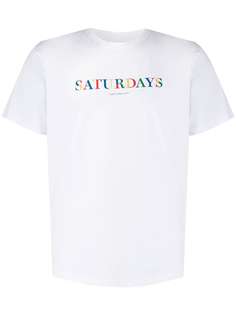 Saturdays Nyc футболка с логотипом