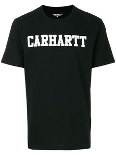 Carhartt футболка с принтом логотипа